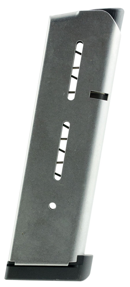 Wilson Combat 47D 1911 8rd .45 ACP Standard Floorplate Magazine Stainless Steel .350" Pad