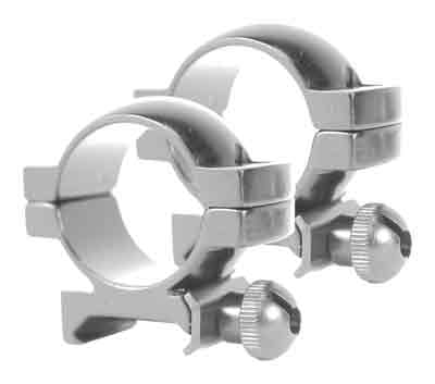 Simmons Weaver 1" Diameter Medium Scope Ring Set Silver Finish