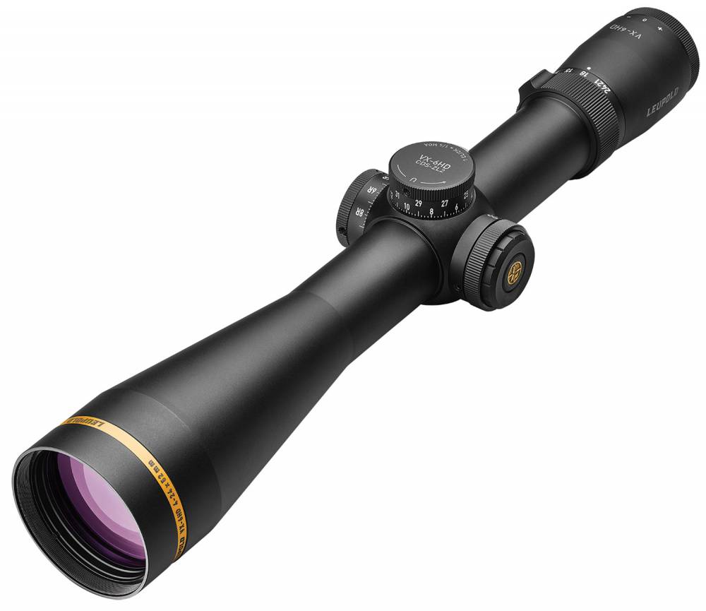 Leupold VX-6HD CDS-IL 4-24x52mm 34mm Tube Illuminated Impact-23 MOA SFP Rifle Scope - Black Matte