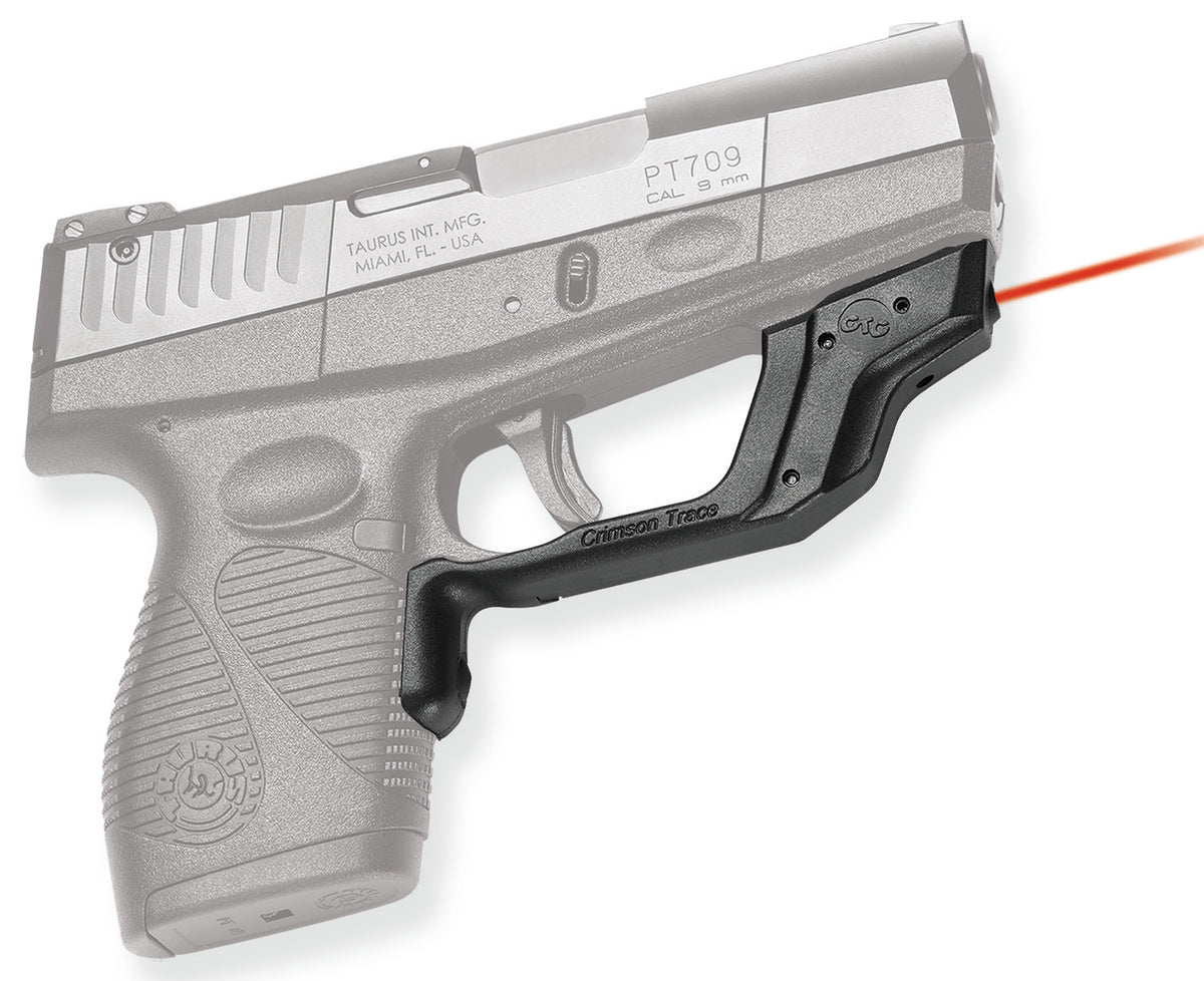 Crimson Trace LG-447 Laserguard Red Laser for Taurus Slim 708/709/740, Black Polymer