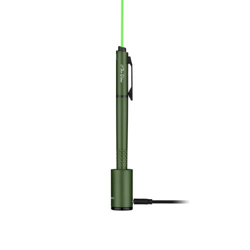 Olight O-Pen Glow Pen Light and Green Laser Pointer OD Green