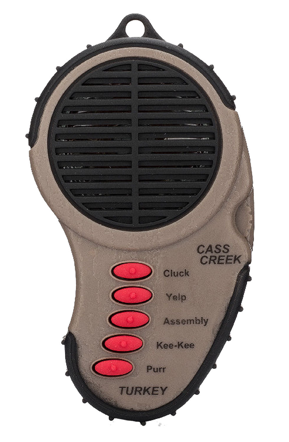 Cass Creek 969 Ergo Electronic Turkey Call with 5 Authentic Sounds, Brown Plastic
