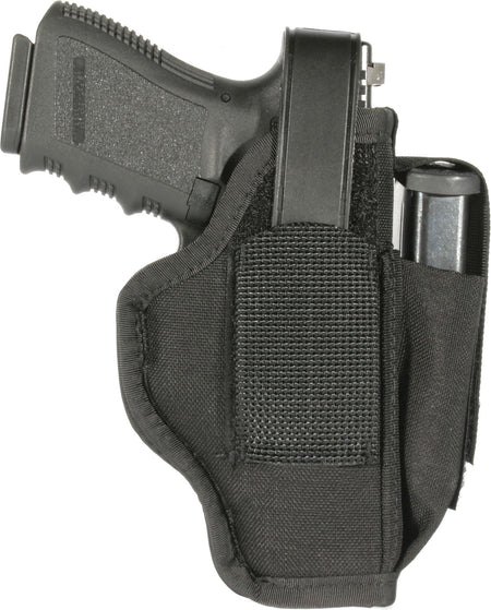Blackhawk Multi-Use IWB/OWB Size 06 Black Cordura Holster with Belt Clip for Med/Large Semi-Autos 3.25-3.75" Barrel Ambidextrous