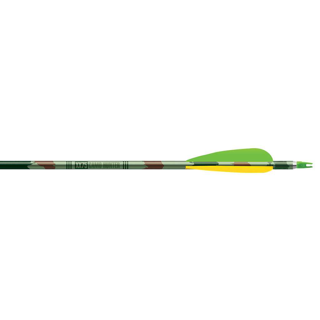 Easton Camo Hunter XX75 Aluminum Arrows 2317 4 in. Vanes 6-Pack