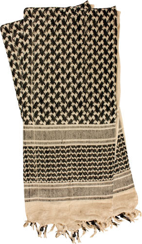Red Rock Shemagh Tactical Head Wrap in Khaki and Black