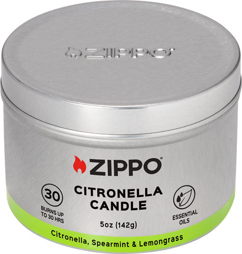Zippo Outdoor Citronella Candle - Spearmint & Lemongrass Scent