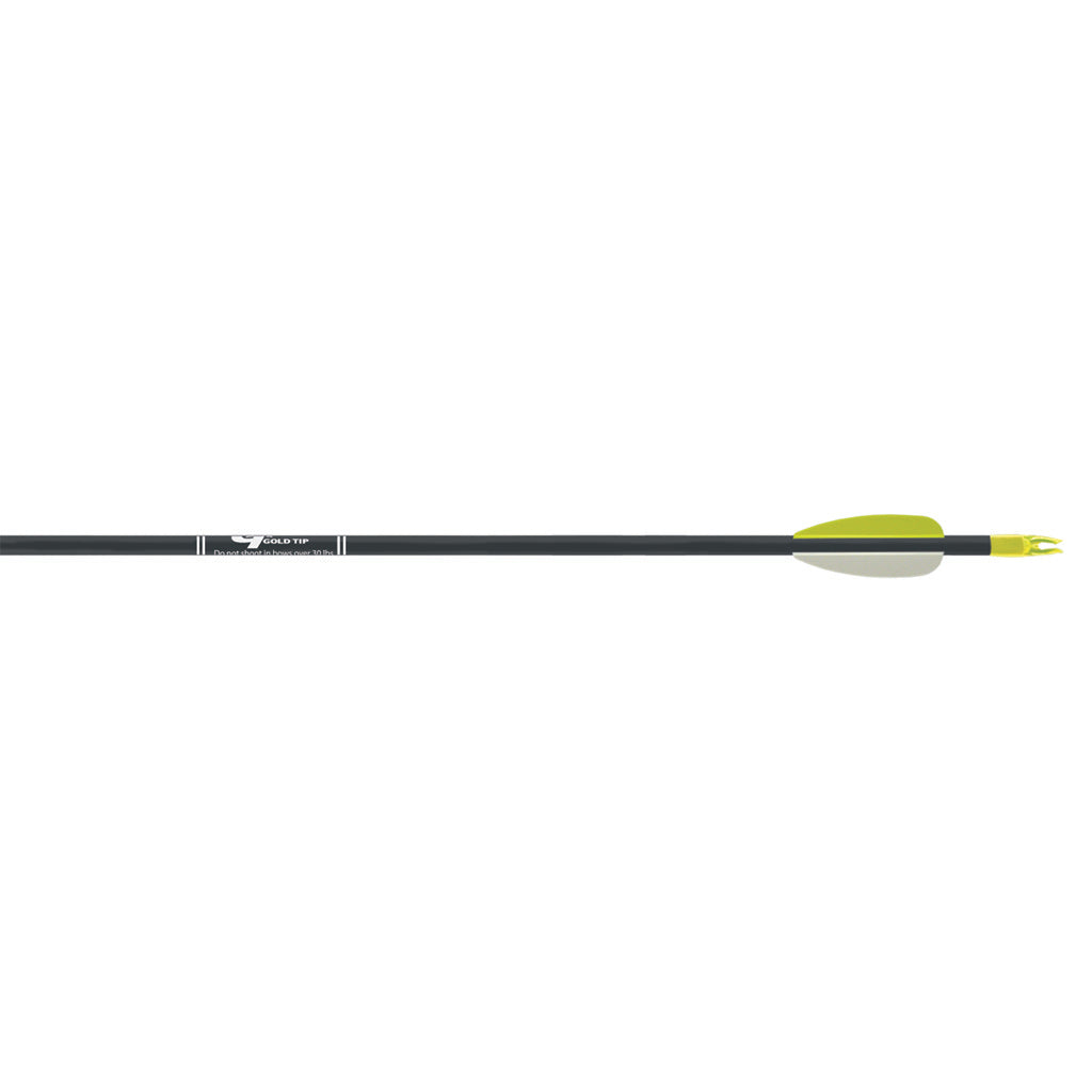 Gold Tip Fiberglass Arrows Black 2.5in. Vanes 6-Pack