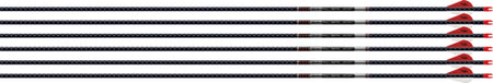 Easton 5MM FMJ 340 Arrow with HO 6-Pack 2" Blazer Vanes