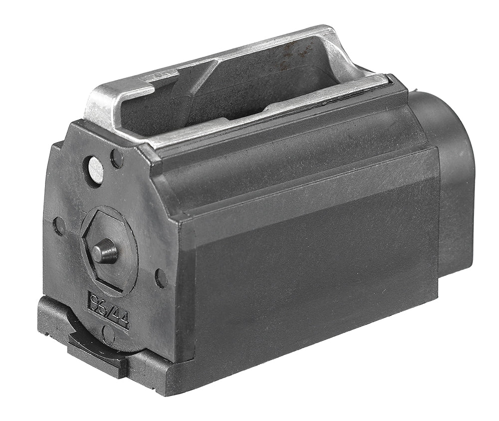 Ruger 90174 4rd Rotary Magazine 44 Rem Mag Fits Ruger 96/44 and Carbine, Black Plastic