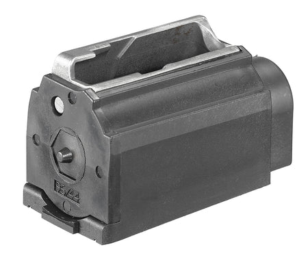 Ruger 90174 4rd Rotary Magazine 44 Rem Mag Fits Ruger 96/44 and Carbine, Black Plastic