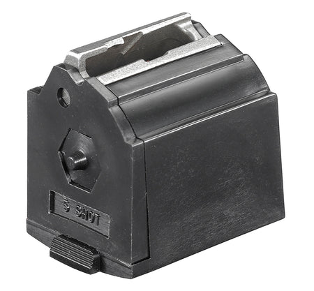 Ruger 90041 BX-15 5rd Rotary Magazine 22 LR Fits 10/22, 77/22, SR, American Rimfire, Charger, Black