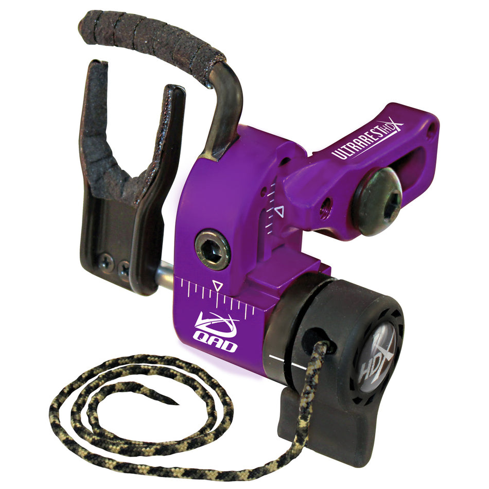 QAD UltraRest HDX Drop Away Arrow Rest Purple Right Hand