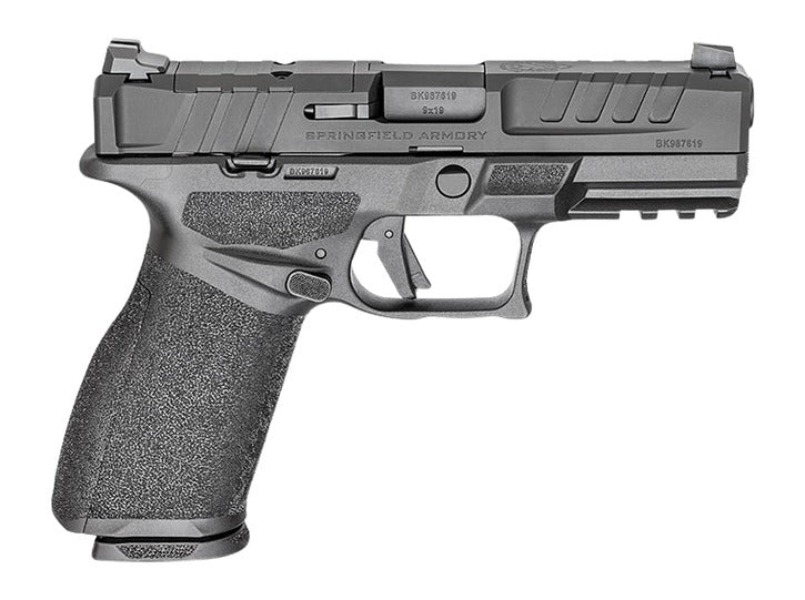 Springfield Armory EC9409BFCU15 Echelon 4.0FC 9mm Luger 15+1 4" Black Melonite Steel Barrel & Optic Ready/Serrated Slide, Black Polymer Frame w/Picatinny Rail, Ambidextrous