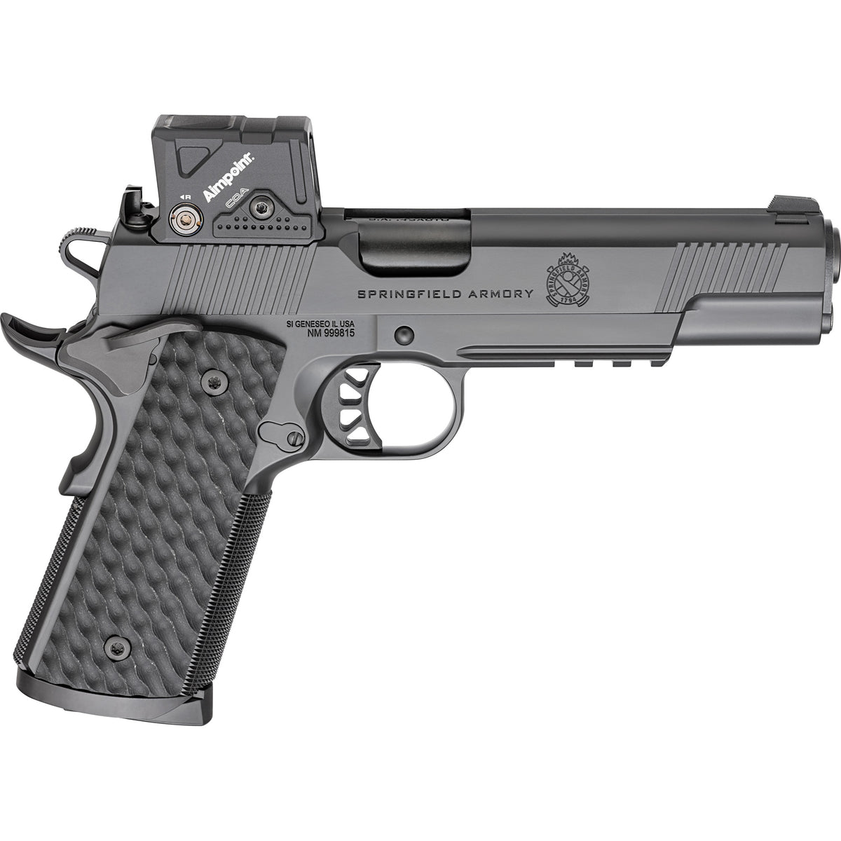 Springfield Armory PC9125LRCOA 1911 TRP 45 ACP 8+1 5" Match Grade Barrel, Steel Frame w/Beavertail