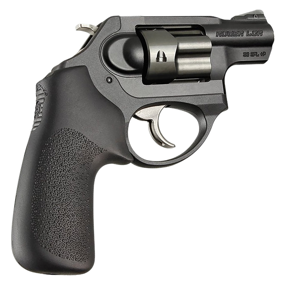 Hogue 78030 Tamer Black Rubber Cushion Grip without Finger Grooves for Ruger LCR and LCRx