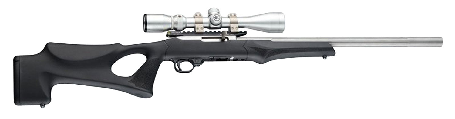 Hogue 22070 OverMolded Fixed Thumbhole Rifle Stock for Ruger 10/22 with .920" Barrel, Black