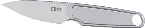 CRKT Hangti 1.68" Drop Point Blade Titanium Finish with Sheath