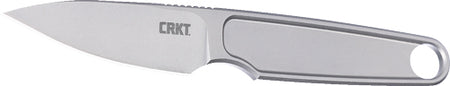 CRKT Hangti 1.68" Drop Point Blade Titanium Finish with Sheath