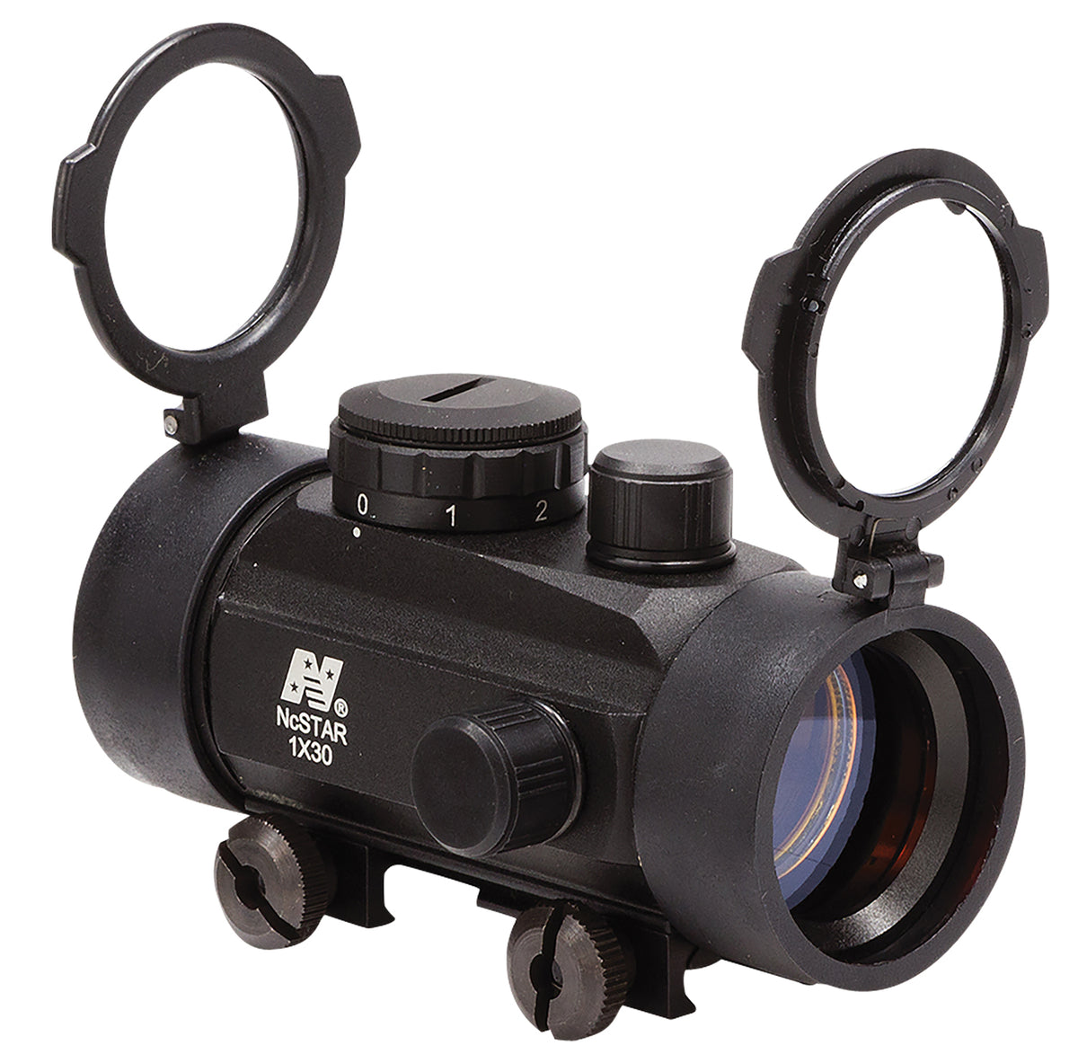 NcStar DBB130 30mm Red Dot Tube Reflex Optic Black Anodized 1x Integrated Weaver Mount