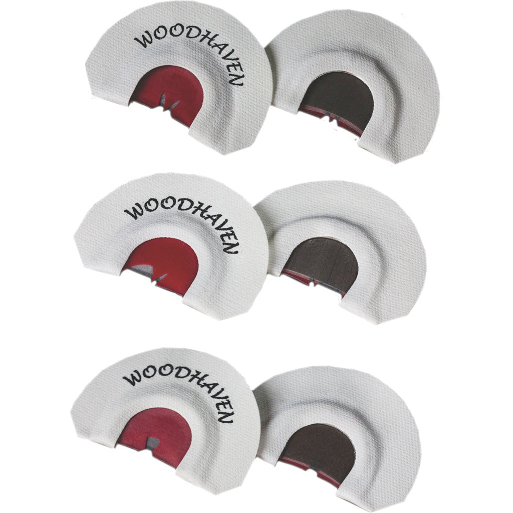 WoodHaven Red Zone Turkey Diaphragm Call 3-Pack