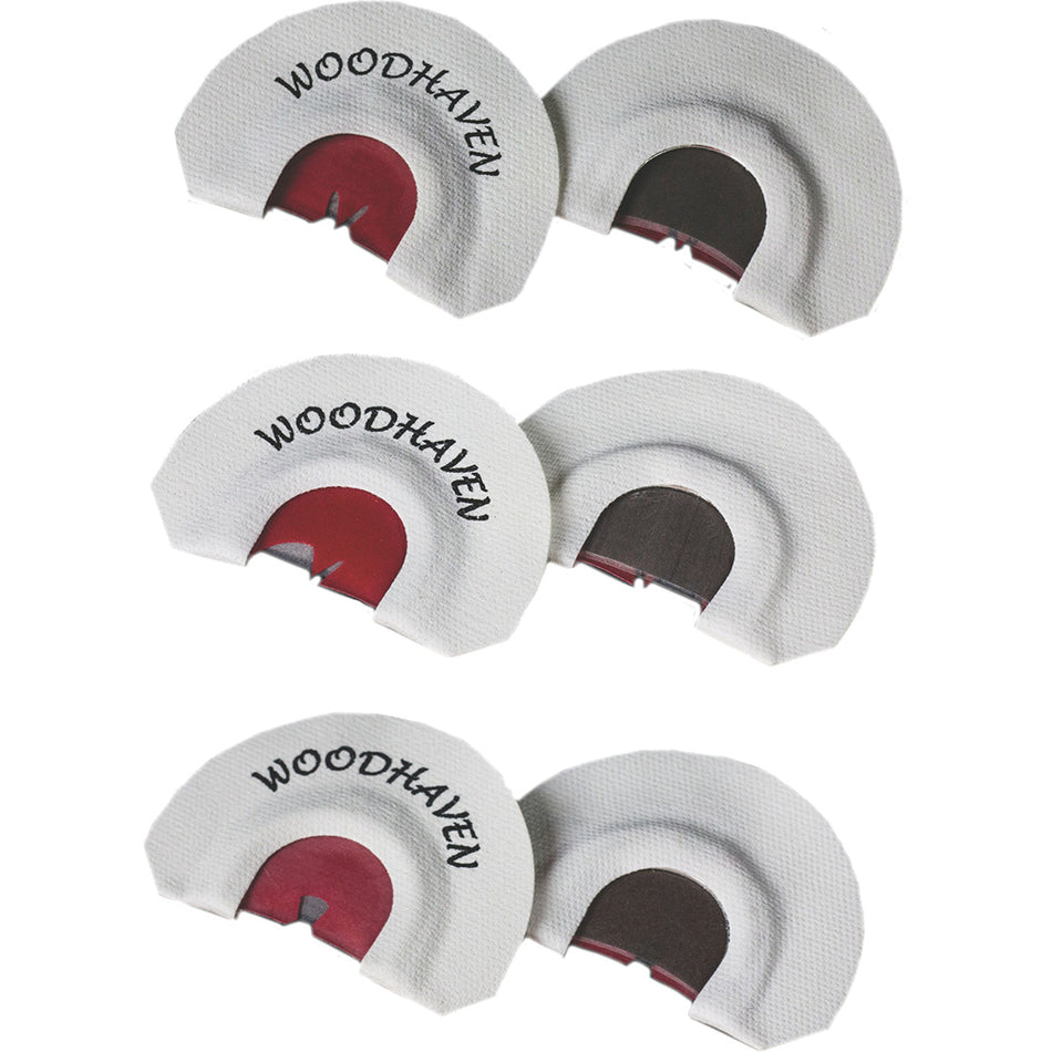 WoodHaven Red Zone Turkey Diaphragm Call 3-Pack