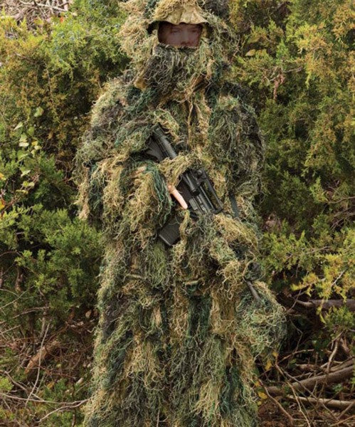 Red Rock Ghillie Suit Woodland 5-Piece Adult XL/XXL