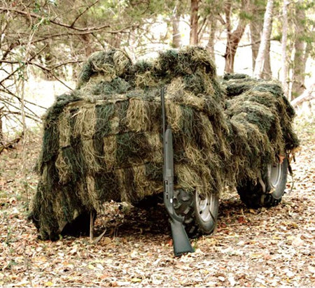 Red Rock Ghillie Blind 5x12 Ft Woodland Camouflage Netting