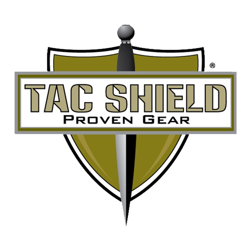 Tac Shield American Flag Patch FG Subdued Reverse 3-1/4" x 1-13/16"