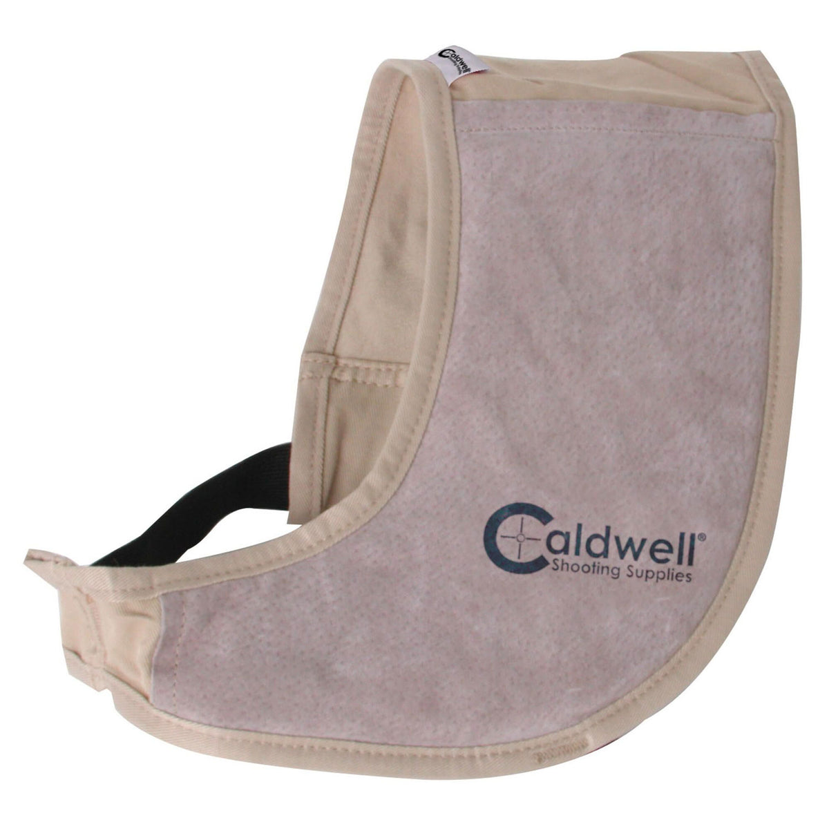 Caldwell 350010 PAST Field Recoil Shield Tan Cloth with Leather Pad Ambidextrous Adjustable