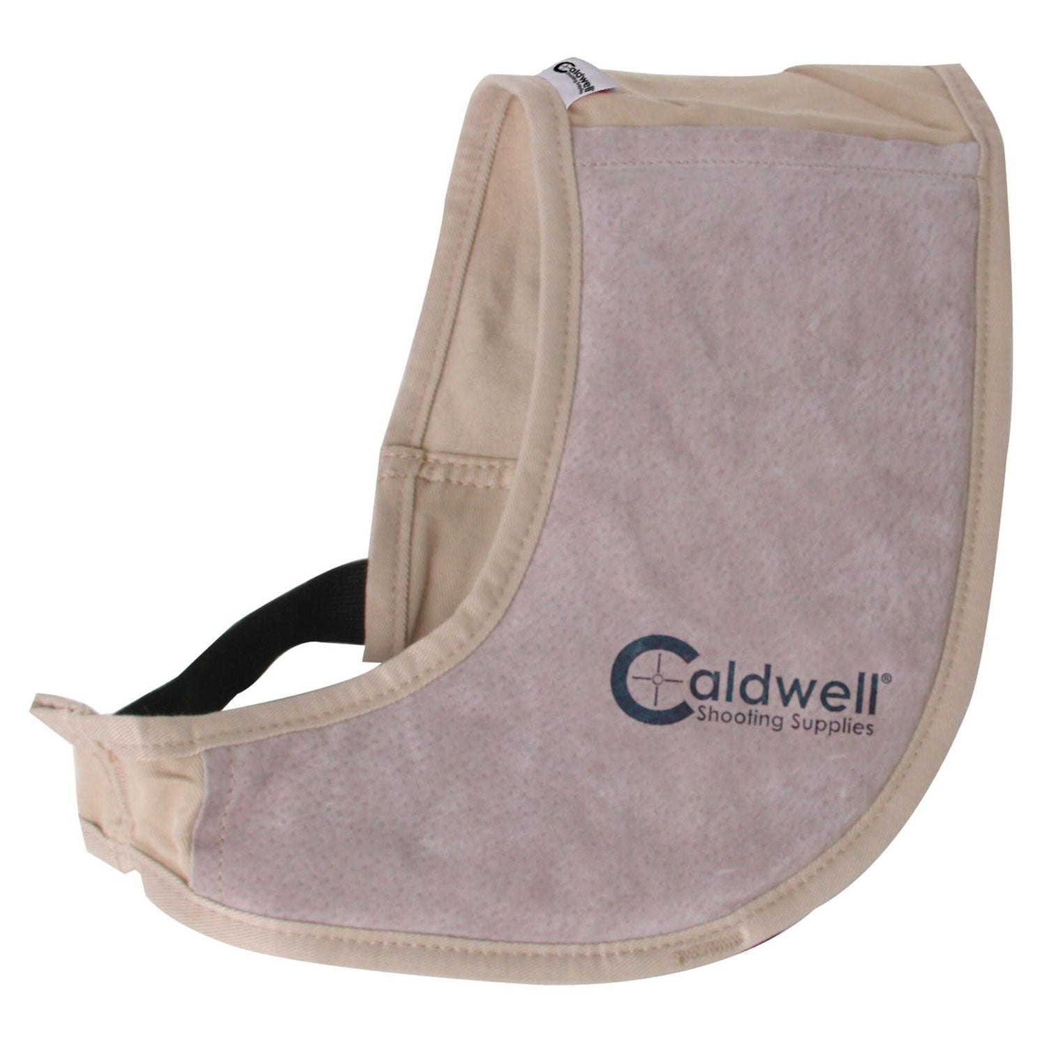 Caldwell 350010 PAST Field Recoil Shield Tan Cloth with Leather Pad Ambidextrous Adjustable