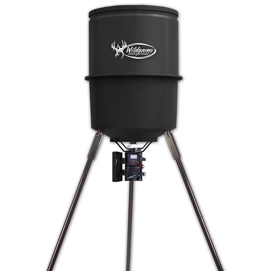 Wildgame Quick Set 225 lb Free Standing Game Feeder with Digital Timer