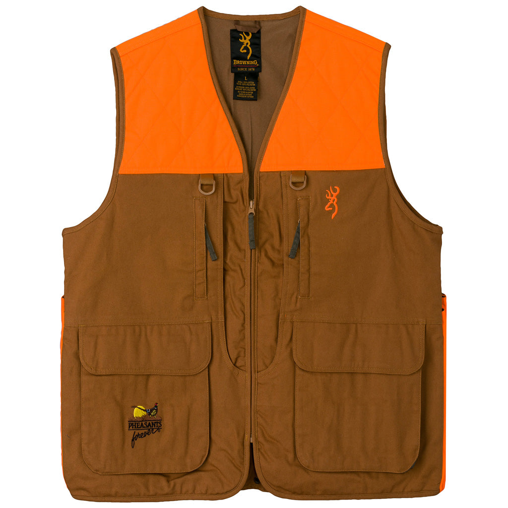 Browning Pheasant Forever Hunting Vest No Embroidery 2X-Large
