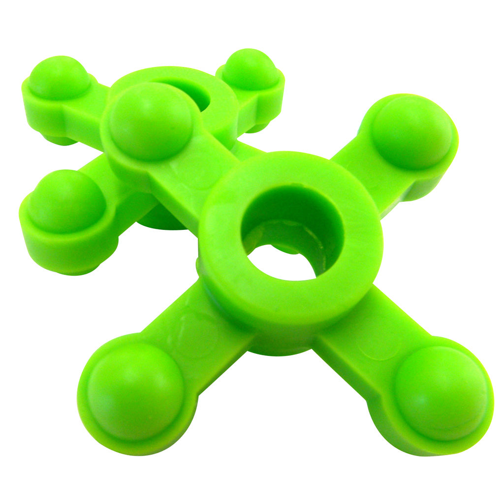 BowJax MaxJax Neon Green Stabilizer Dampener 5/8-1 in. 2-Pack