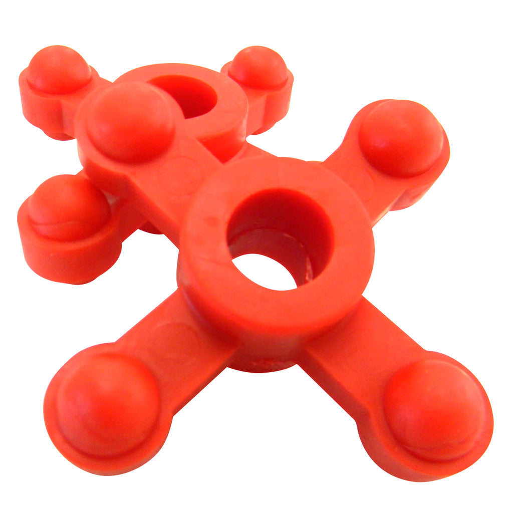 BowJax MaxJax Red Stabilizer Dampener 5/8-1 in. 2-Pack