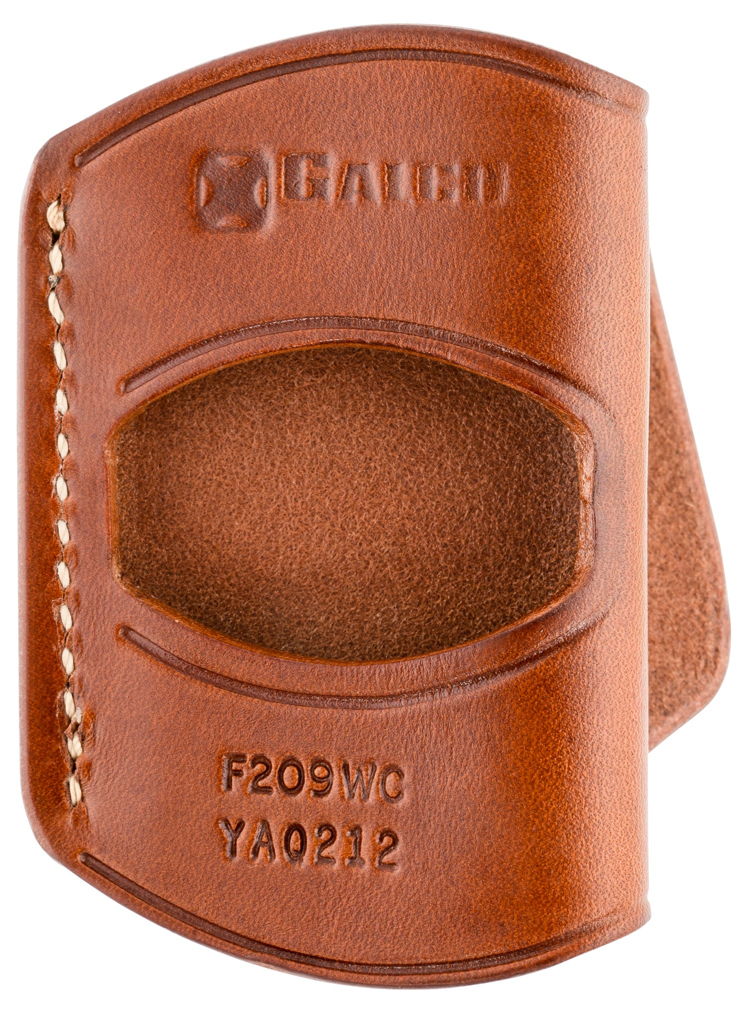 Galco YAQ212 Yaqui OWB Holster, Tan Leather, Belt Slide, Fits 1911 3-5" Barrel, Right Hand