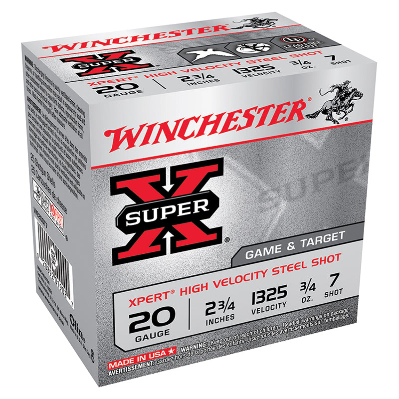 Winchester  20 Gauge 2.75 in / 2.75 in #7 3/4 oz