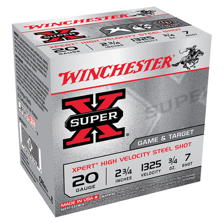 Winchester  20 Gauge 2.75 in / 2.75 in #7 3/4 oz