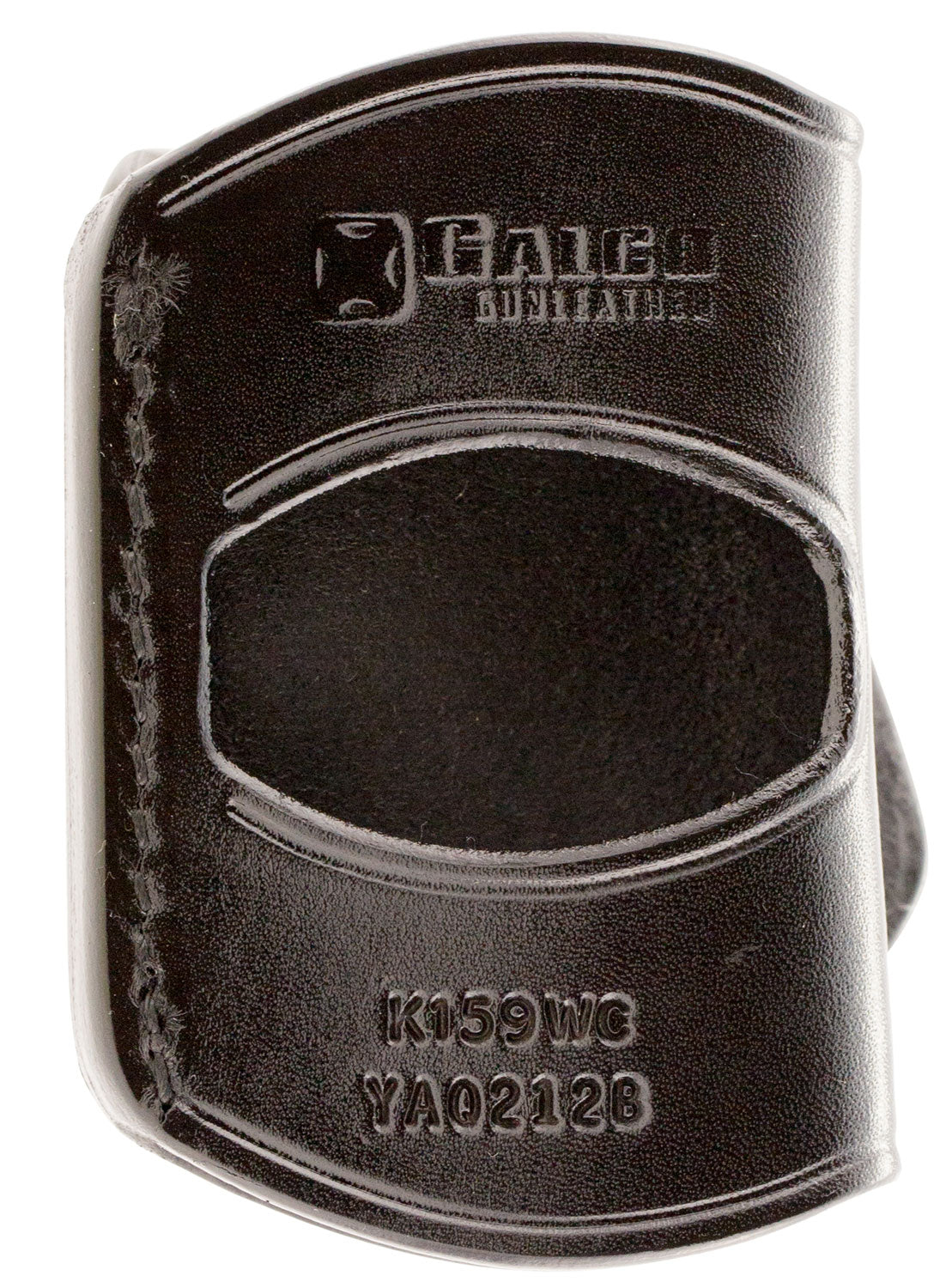 Galco YAQ212B Yaqui OWB Black Leather Belt Slide Holster Fits 1911 3-5" Barrel Right Hand