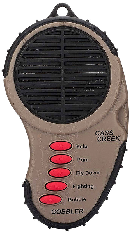 Cass Creek 041 Ergo Electronic Spring Gobbler Turkey Call, Camo Plastic with Belt Clip