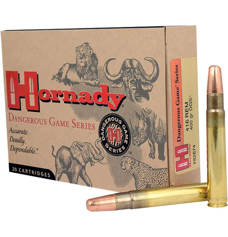 Hornady 82674 Dangerous Game Dangerous Game Solid  400 Grain .416 Remington Mag