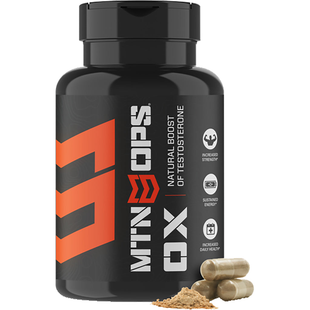 MTN OPS OX Natural Testosterone Booster 30 Count