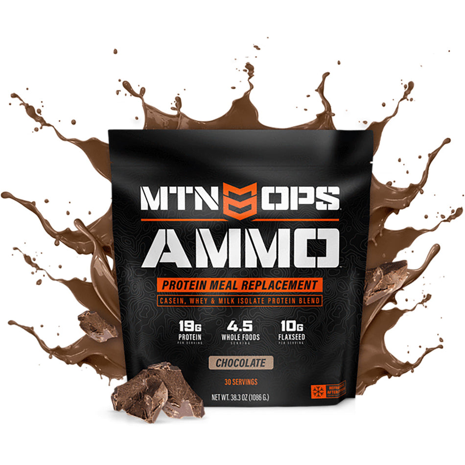MTN OPS Ammo Whey Protein Meal Replacement Chocolate Flavor