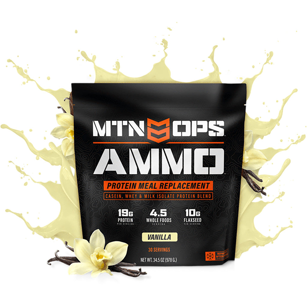 MTN OPS Ammo Whey Protein Meal Replacement Vanilla Flavor