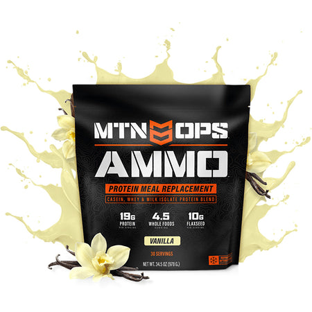 MTN OPS Ammo Whey Protein Meal Replacement Vanilla Flavor