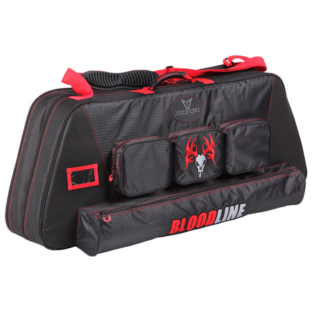30-06 Bloodline Signature Soft Bow Case Black/Red 41 in.