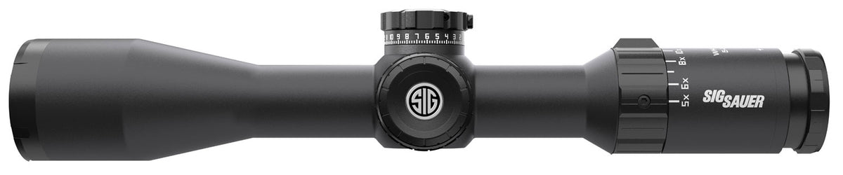 Whiskey5 3-15x44mm SFP 30mm Hellfire Quadplex Illuminated Reticle TH-100 Turret Black Scope