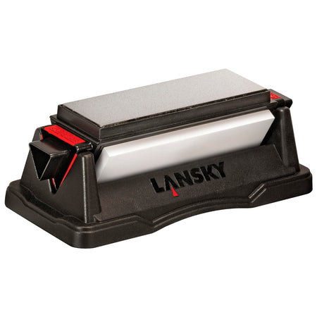 Lansky Tri-Stone Benchstone Diamond Alumina-Oxide Ceramic Sharpener