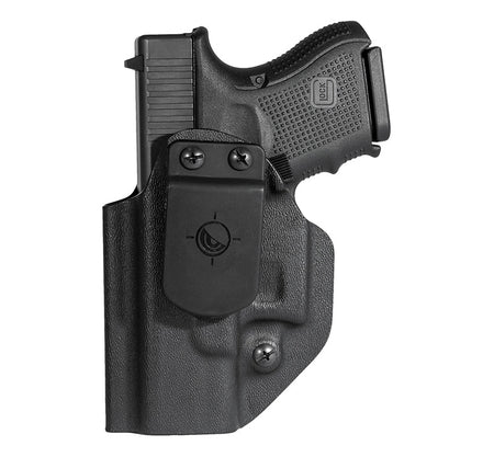 Mission First Tactical Appendix IWB/OWB Holster for Glock 26/27 Ambidextrous Matte Black