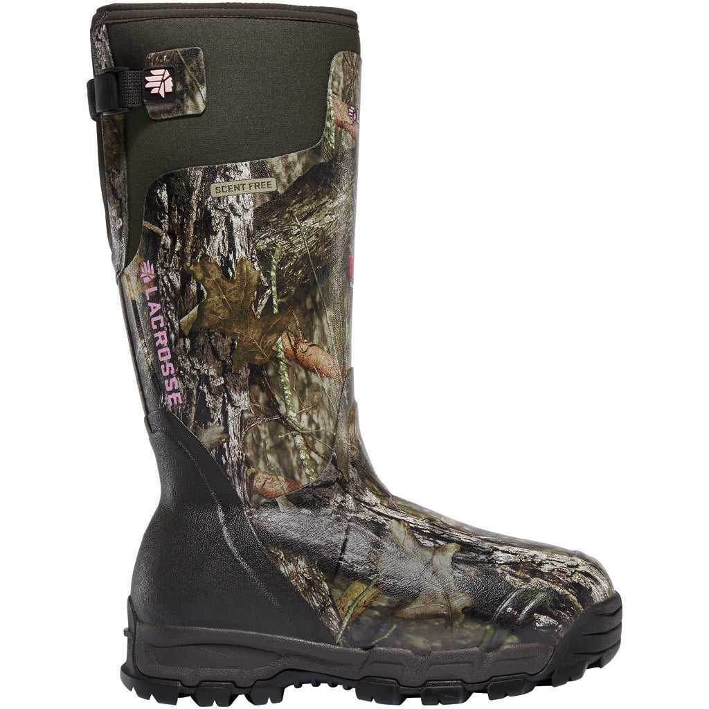 LaCrosse Womens Alphaburly Pro Insulated Hunting Boot Mossy Oak Country 1600g Size 8