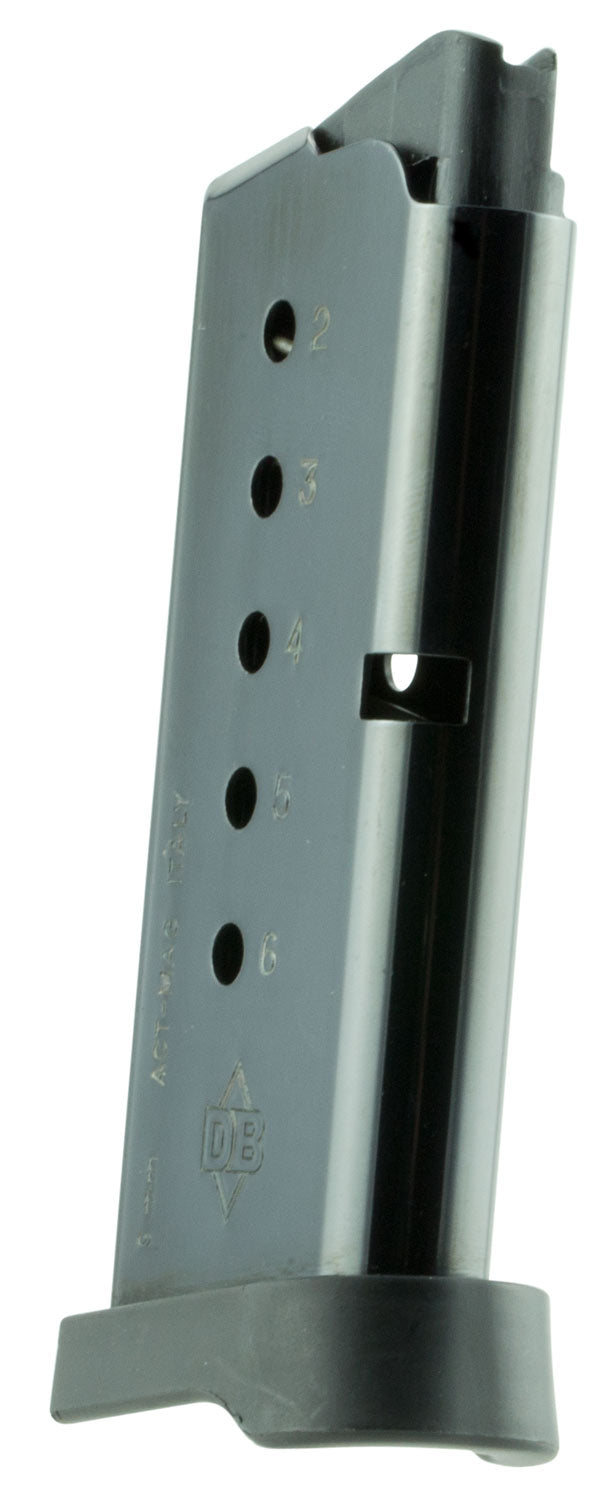 Diamondback DB9MAG 6-Round 9mm Luger Blued Steel Magazine Flat Base